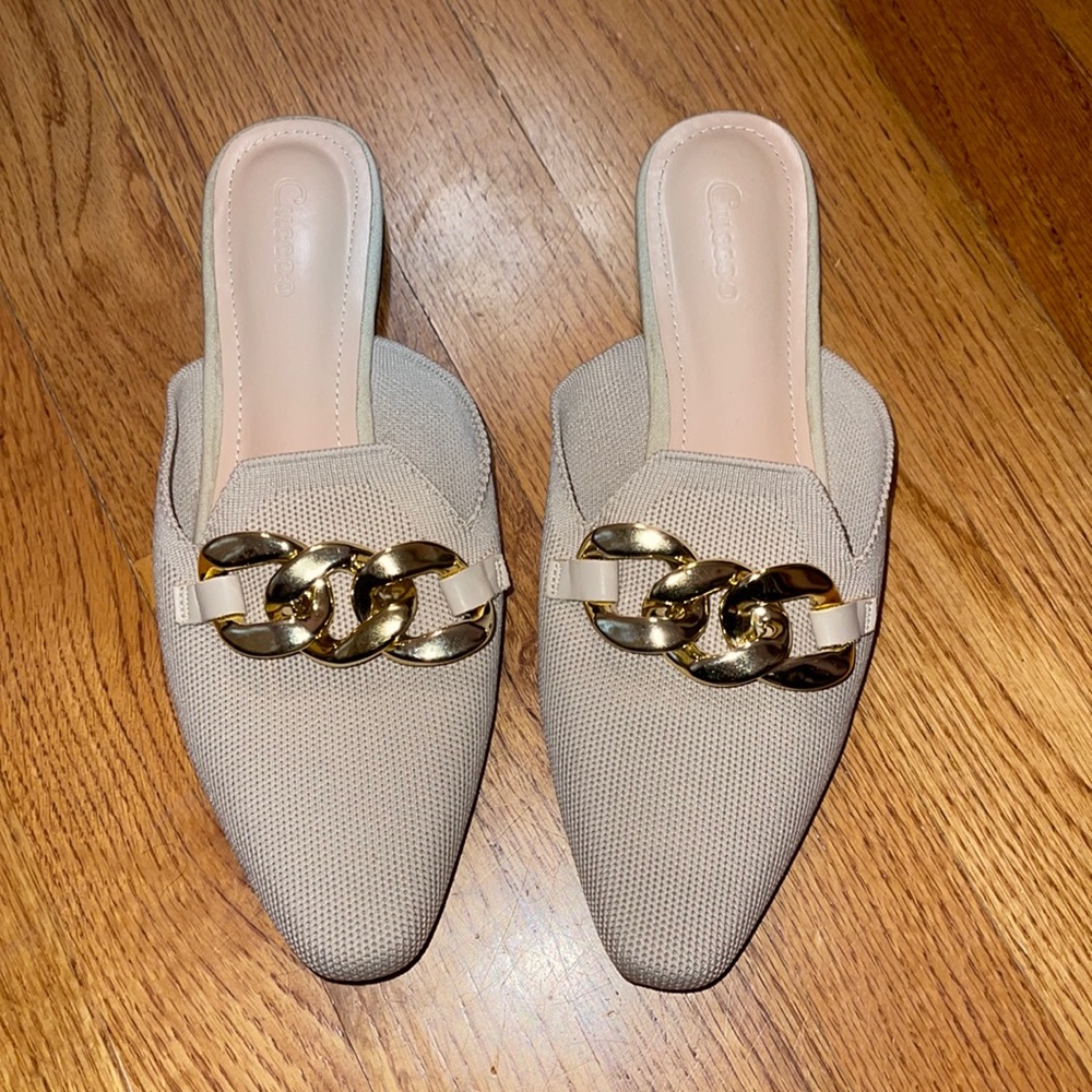 Beige Loafers